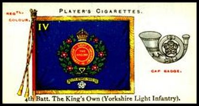 25 4th Battalion.   The King's Own (Yorkshire Light Infantry).